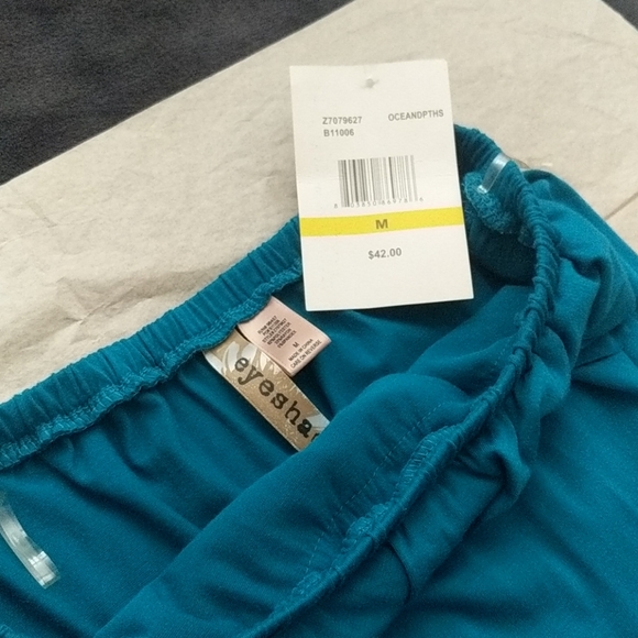 Ocean Blue Ruffled Strapless Dress - Picture 5 of 8